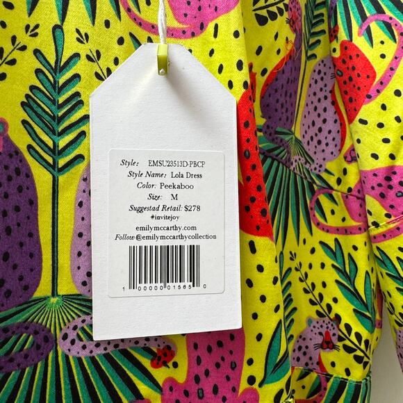 Emily McCarthy Lola Wrap Dress in Peekaboo Cat Print - Picture 6 of 9